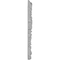 Ekena Millwork 17 1/4"W x 6 1/4"H x 1 1/8"P Logan Onlay, Right ONL17X06X01LO-R - alternate 3